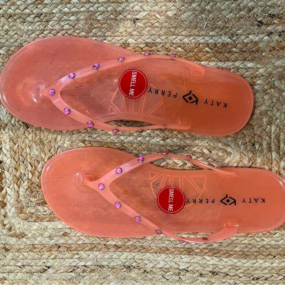 Katy Perry Gel Geli Sandals Flip Flops size 9 or 10